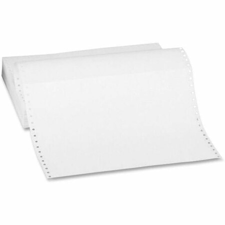 Sparco Perforated Continous Print-Out Computer Paper, White, 14.875" x 11", PK2700 SPR61341